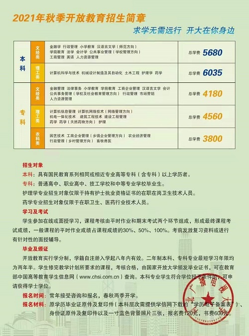  2021年河北開(kāi)放大學(xué)報(bào)名方式